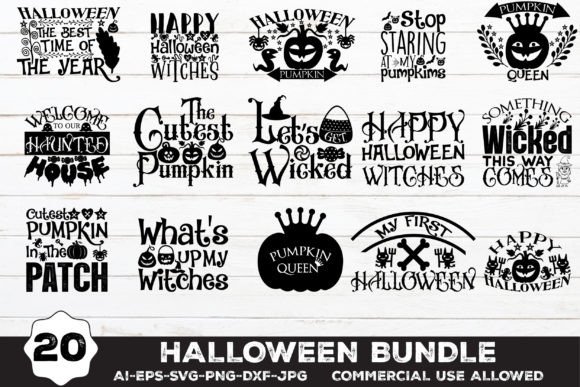 Download Halloween Bundle SVG Design - Svg design Collection
