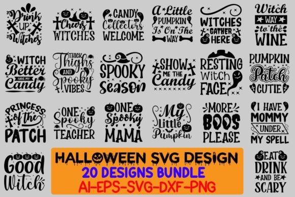 Download Halloween SVG Designs Bundle - Svg design Collection