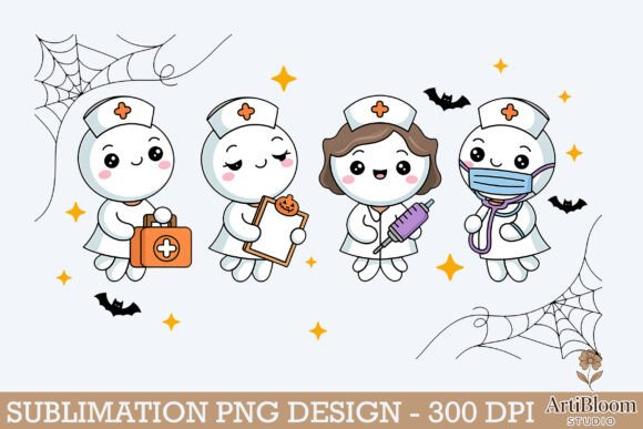 Download Nurse Ghost Spirit Halloween Design Png - Spirit halloween Collection